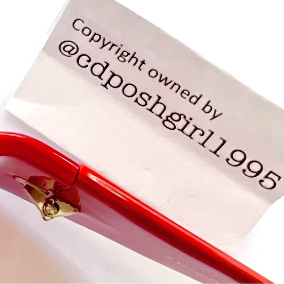 Vintage John Galliano for Christian Dior Your Dior 1 Pink Orange Logo Sunglasses - Picture 16 of 16